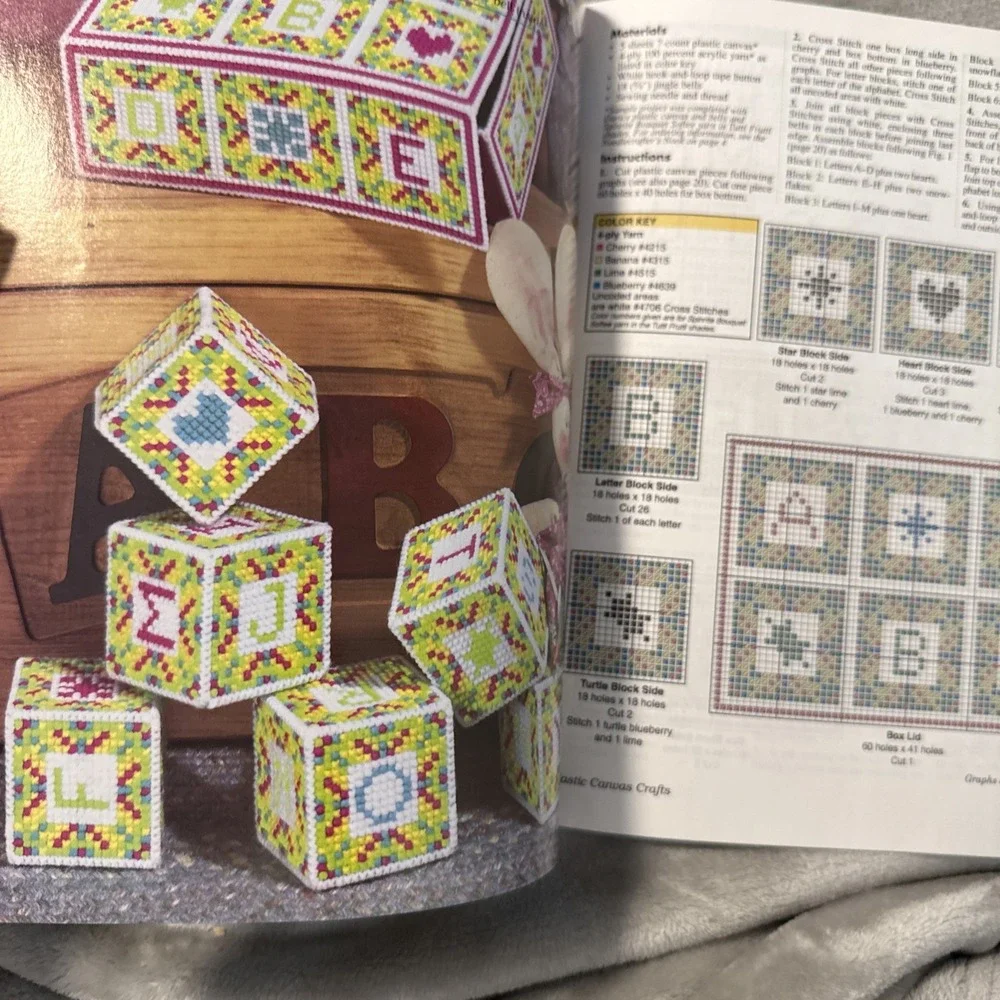 Vintage‎ Plastic Canvas pattern book Send In The Clowns